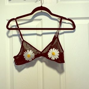 Mesh Flower Bralette 🌻